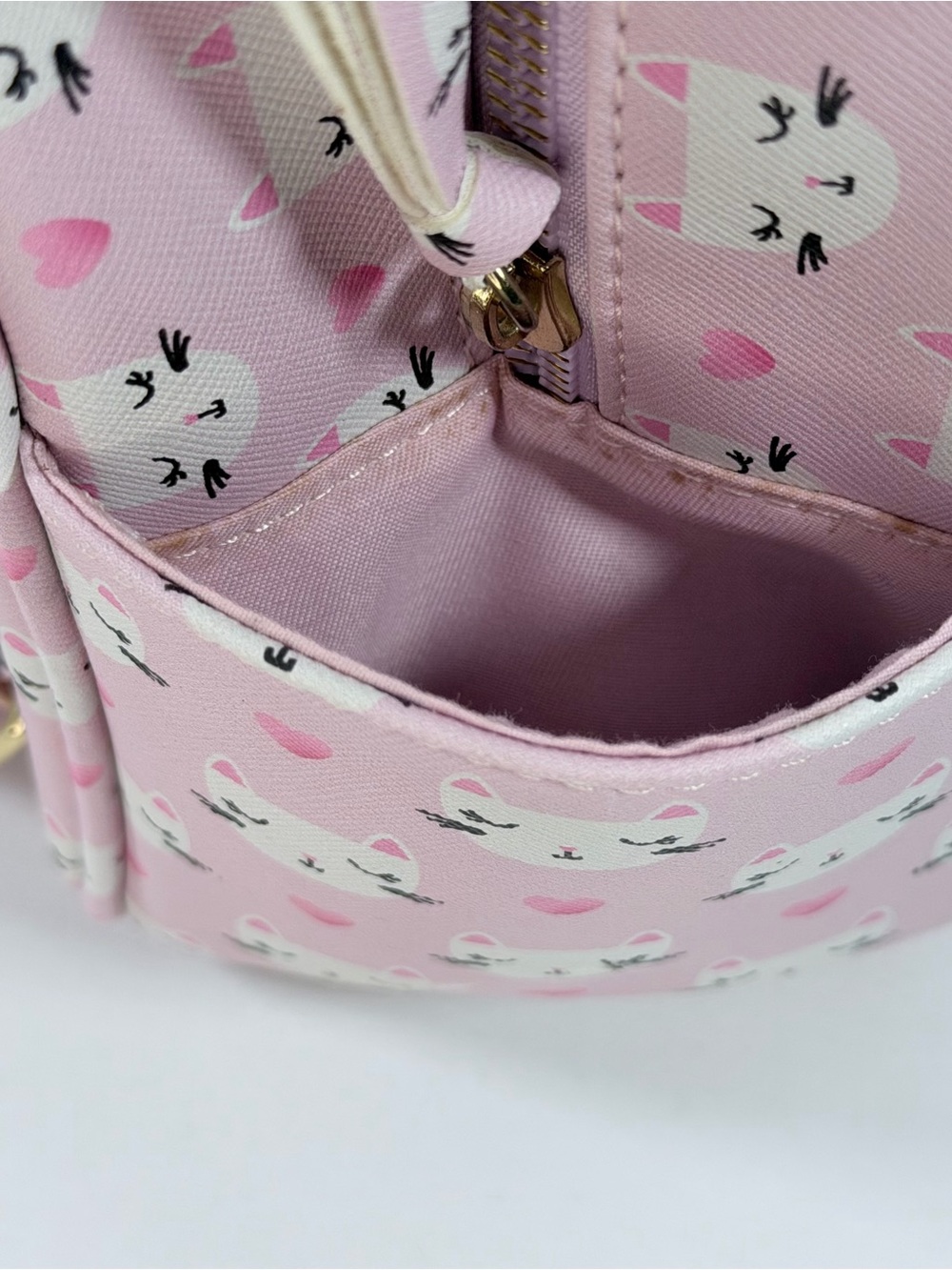 Under One Sky Kitty & Hearts Mini Backpack - Picture 9 of 13